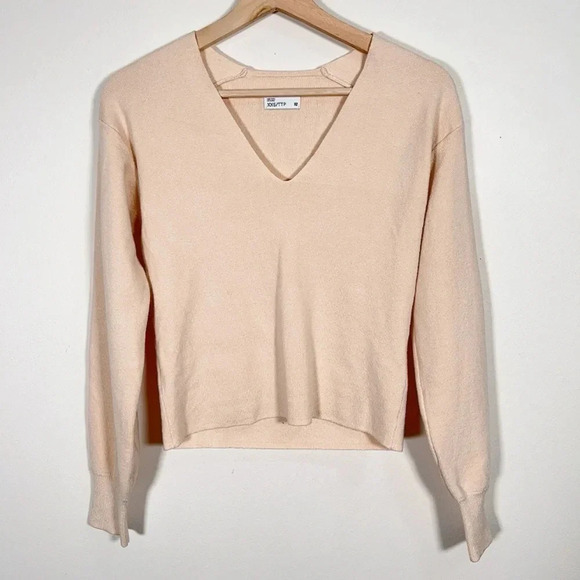 🌟✨2 for $30✨🌟 FRANK & OAK | OATMEAL V-NECK COMPACT SWEATER - Picture 3 of 14